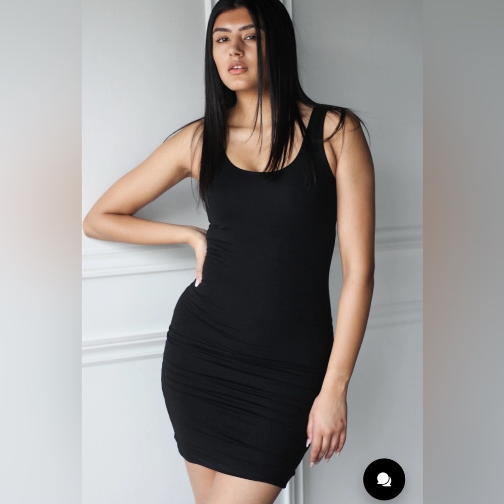 Compression Tank Mini Bodycon Dress